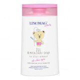 Linomag Emolients, Body and head wash gel for babies and children from the first day, 200 ml