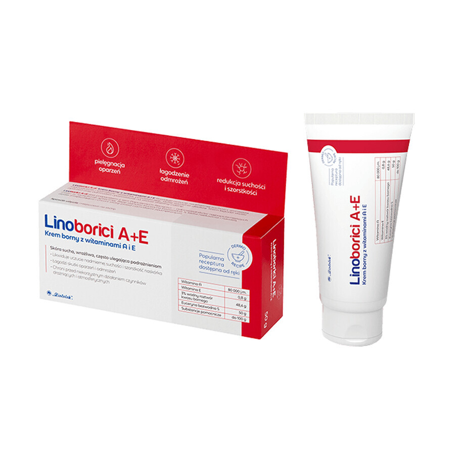 Linoborici A+E, borna crème met vitamine A en E, 50 g