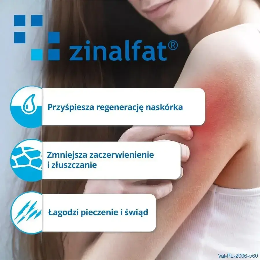 Dermoceutica Zinalfat, kalmerende en regenererende crème, 50 ml.