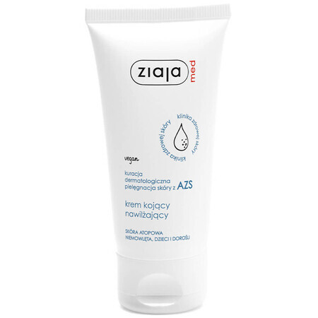 Ziaja Med AZS Dermatologische behandeling, verzachtende en hydraterende crème, atopische huid, 50 ml