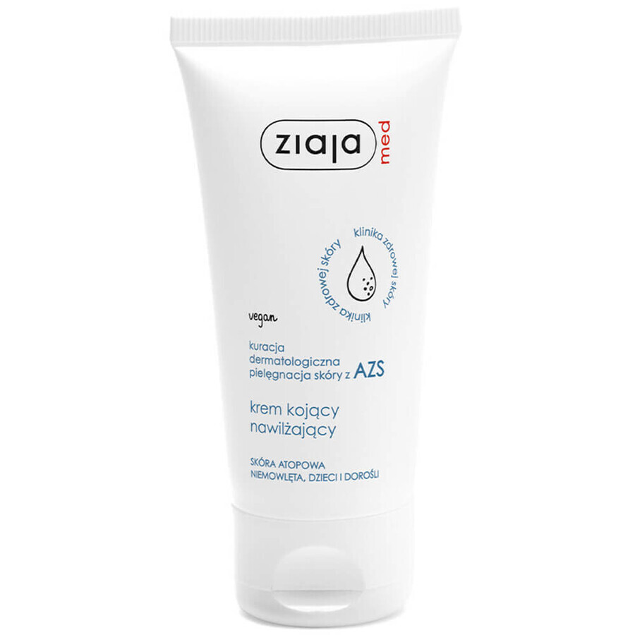 Ziaja Med Tratament dermatologic Ziaja Med pentru AD, Cremă calmantă și hidratantă, piele atopică, 50 ml