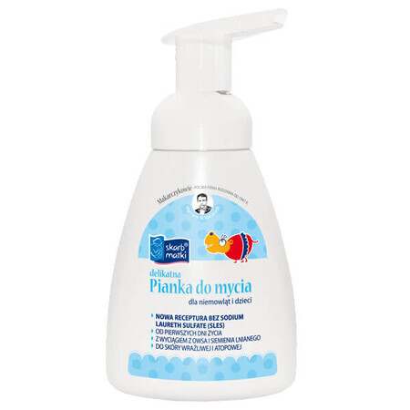 Mother&#39;s Treasure, schuim voor het wassen van baby&#39;s en kinderen, vanaf 1 maand, 250 ml