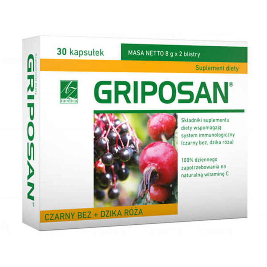 Griposan, 30 capsule