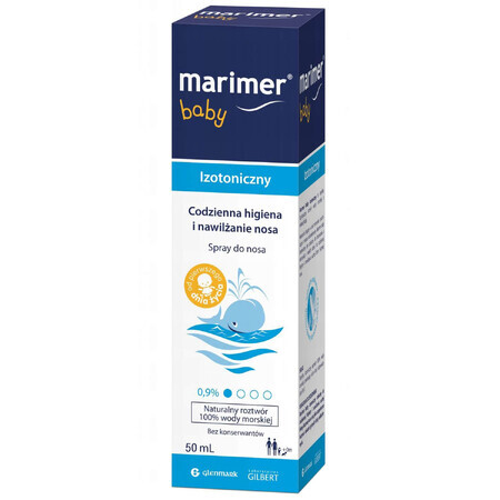 Marimer Baby, isotoon zeewater, neusspray, vanaf de geboorte, 50 ml