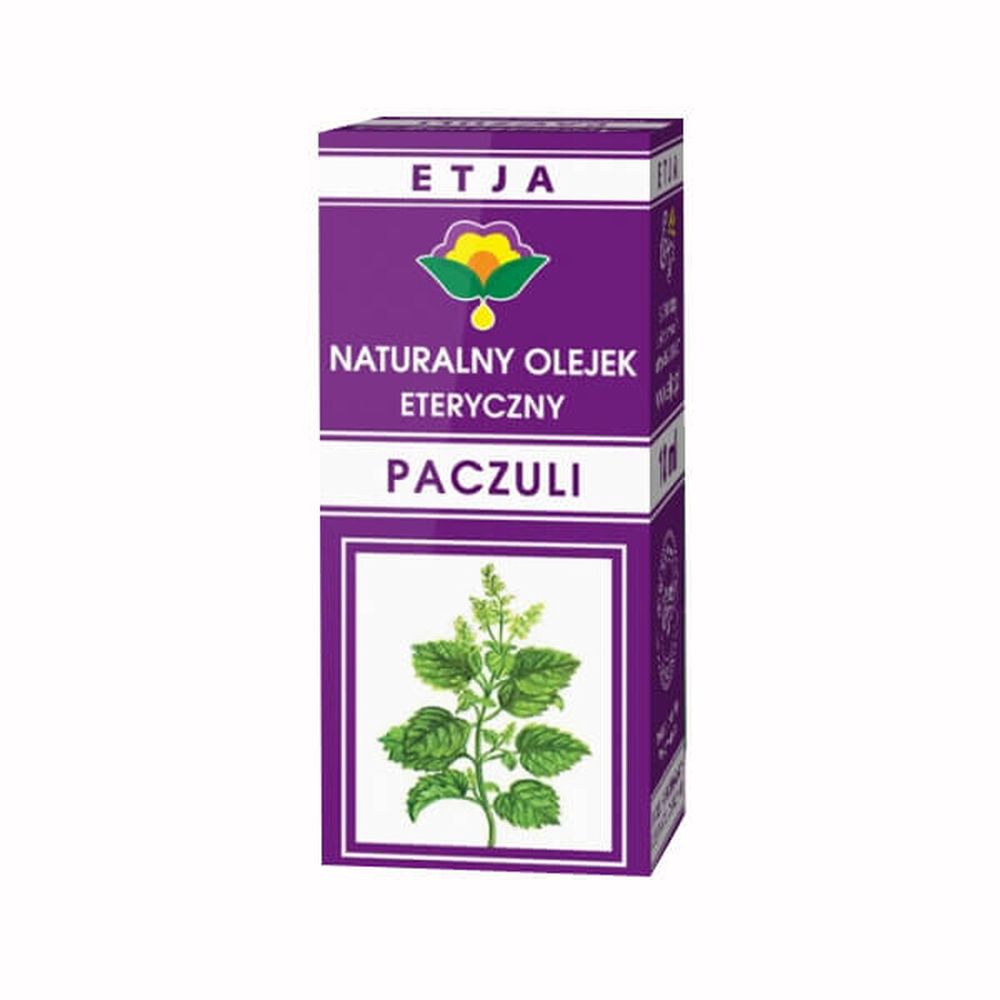 Etja, olio essenziale naturale di patchouli, 10 ml