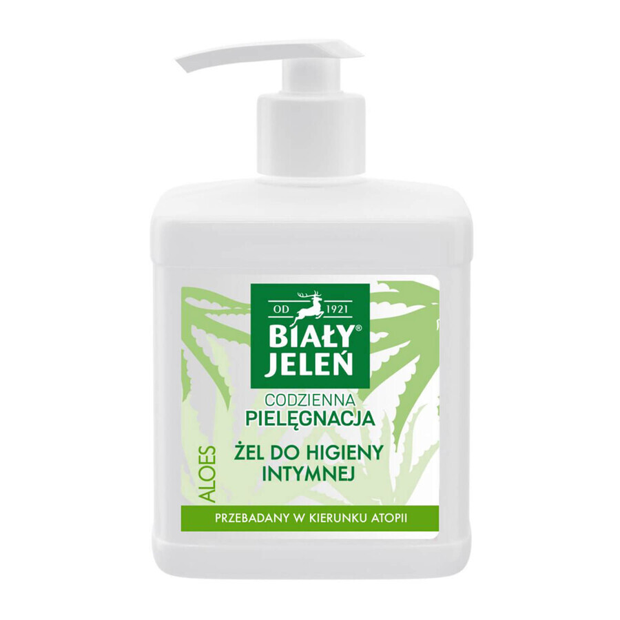 Biały Jeleń Daily Care, gel d&#39;hygiène intime, Aloe, 500 ml