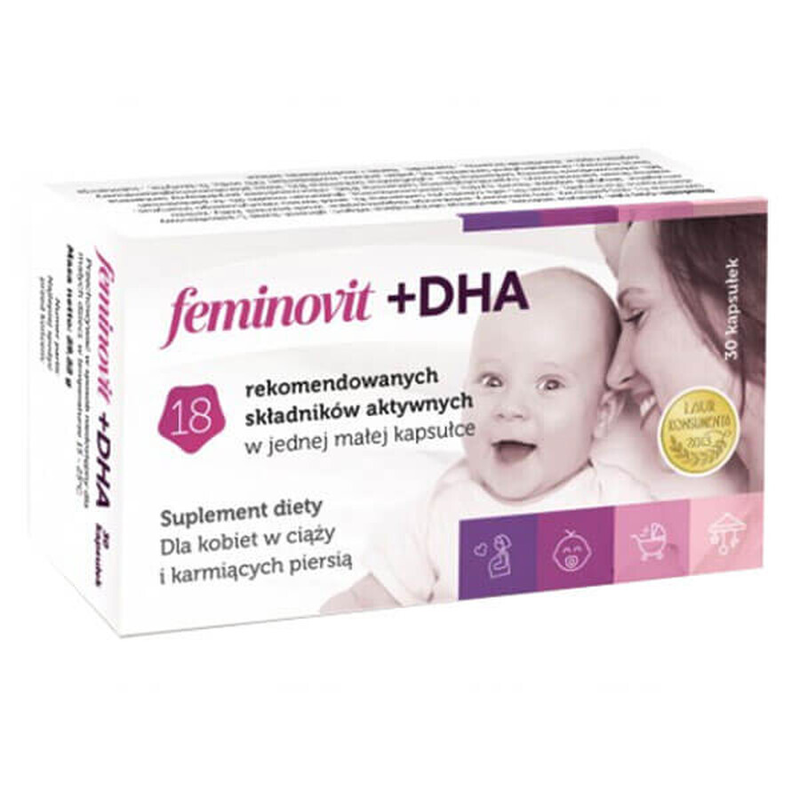 Feminovit + DHA, 30 capsules