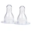 Canpol Babies Baby Bottle Nipple, Silicone, Round, Size 2 Medium, 2 Pieces