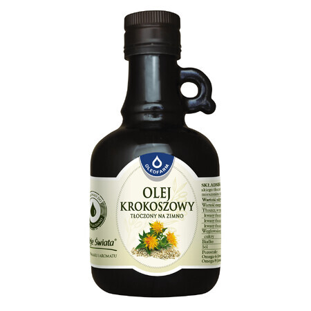 Oleofarm Oils of the World Ulei de șofrănel, presat la rece, 250 ml