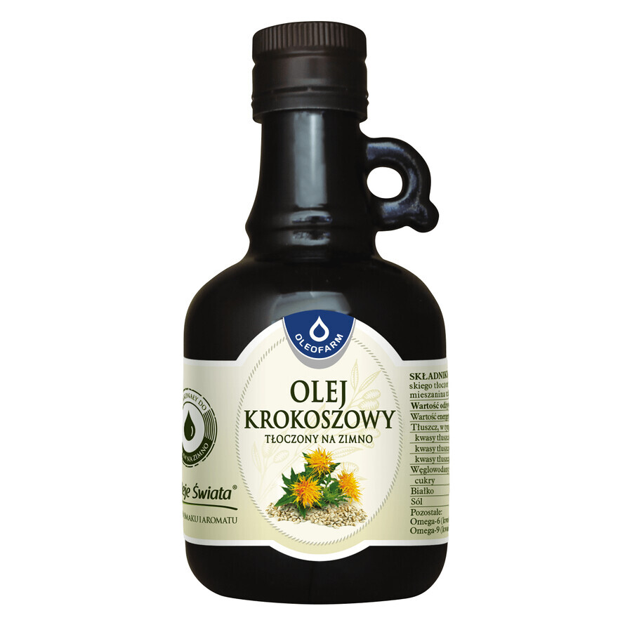 Oleofarm Oils of the World Saffloerolie, koudgeperst, 250 ml