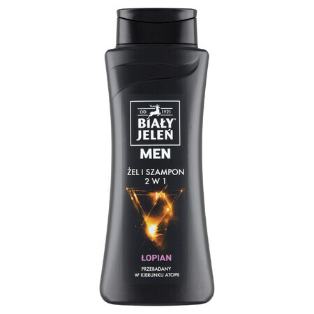 Biały Jeleń Mannen, gel &amp; shampoo met klis, 300 ml