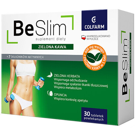 Be Slim zielona kawa 30 tabletek