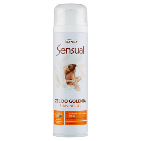 Joanna Sensual, scheergel voor vrouwen met honingmeloenextract, 200 ml