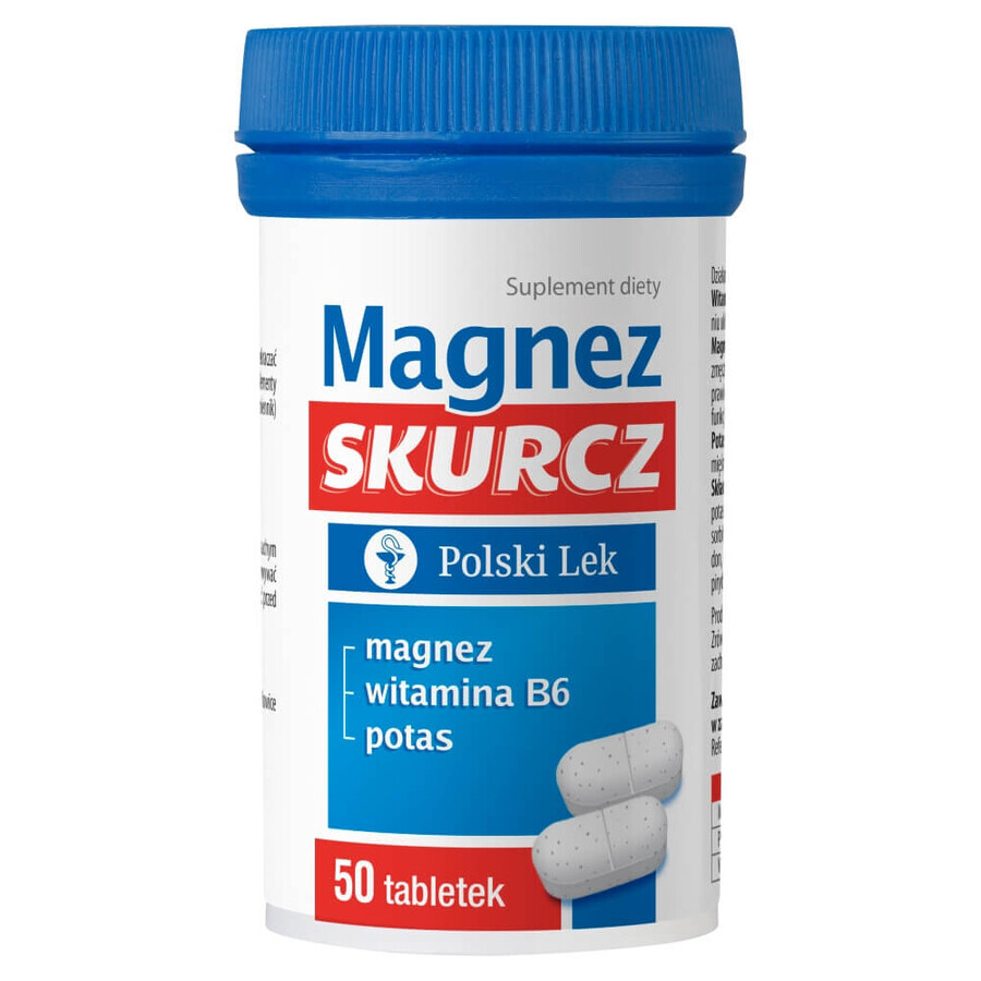 Magneziu contracție, 50 comprimate