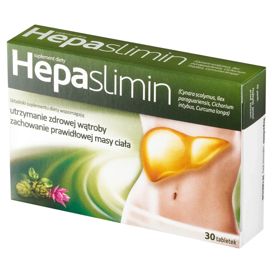 Hepaslimin, 30 tabletten