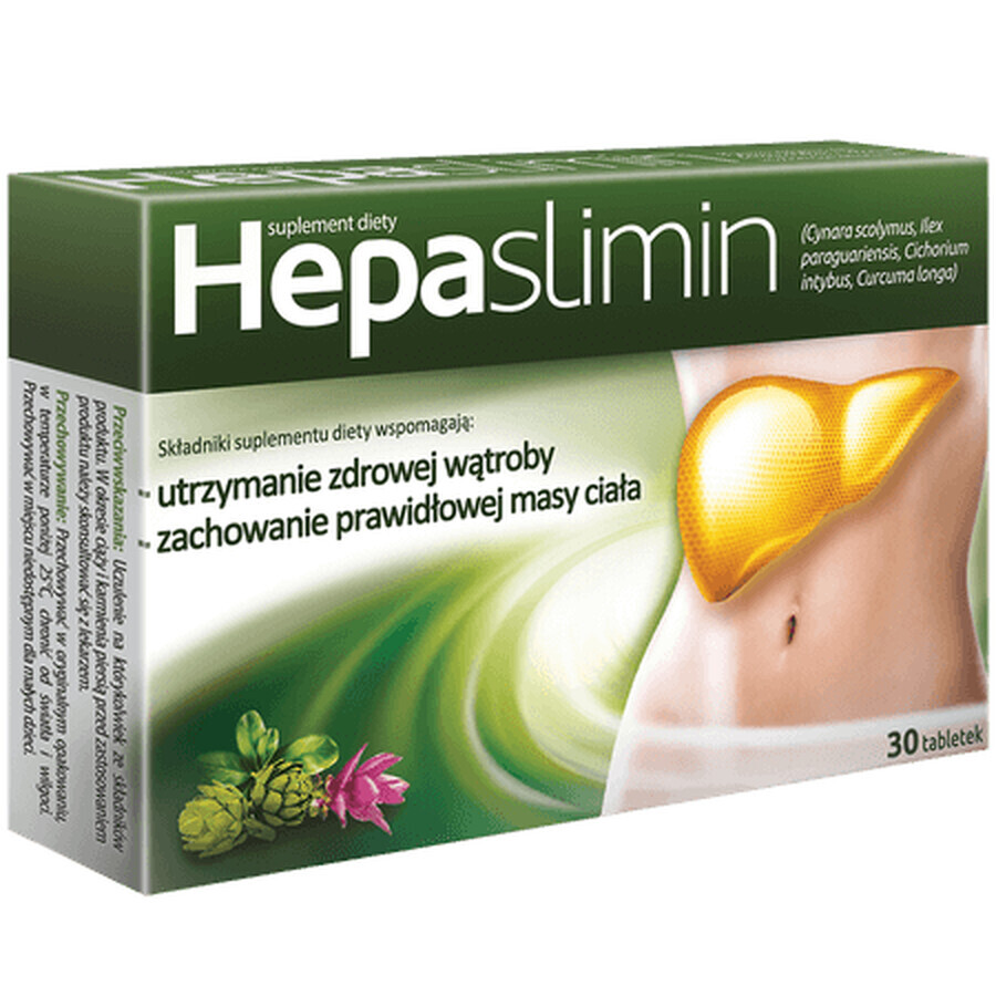 Hepaslimin, 30 tabletten