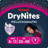 DryNites, Nachtwindeln für Mädchen, 8-13 Jahre 30-48 kg, 9 Stück