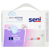 Seni Active Plus, absorberende slipjes, Large, 100-135 cm, 10 stuks