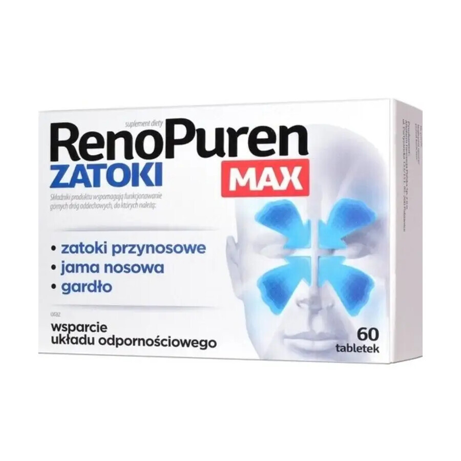 RenoPuren Sinus Max, 60 comprimés