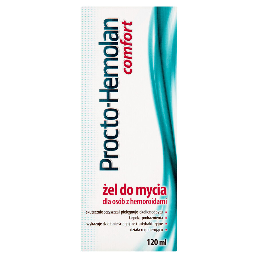 Procto-Hemolan Comfort, wasgel voor mensen met aambeien, 120 ml