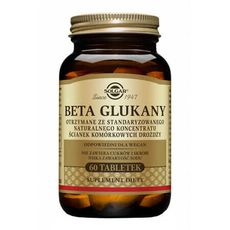 Solgar Beta 13 Glukany 60 tabletek