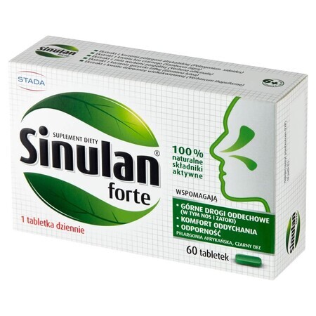 Sinulan Forte, 60 tabletten