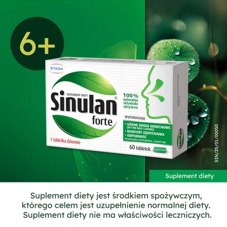 Sinulan Forte, 60 comprimidos