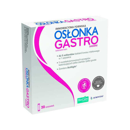 Boitier gastro, 20 sachets