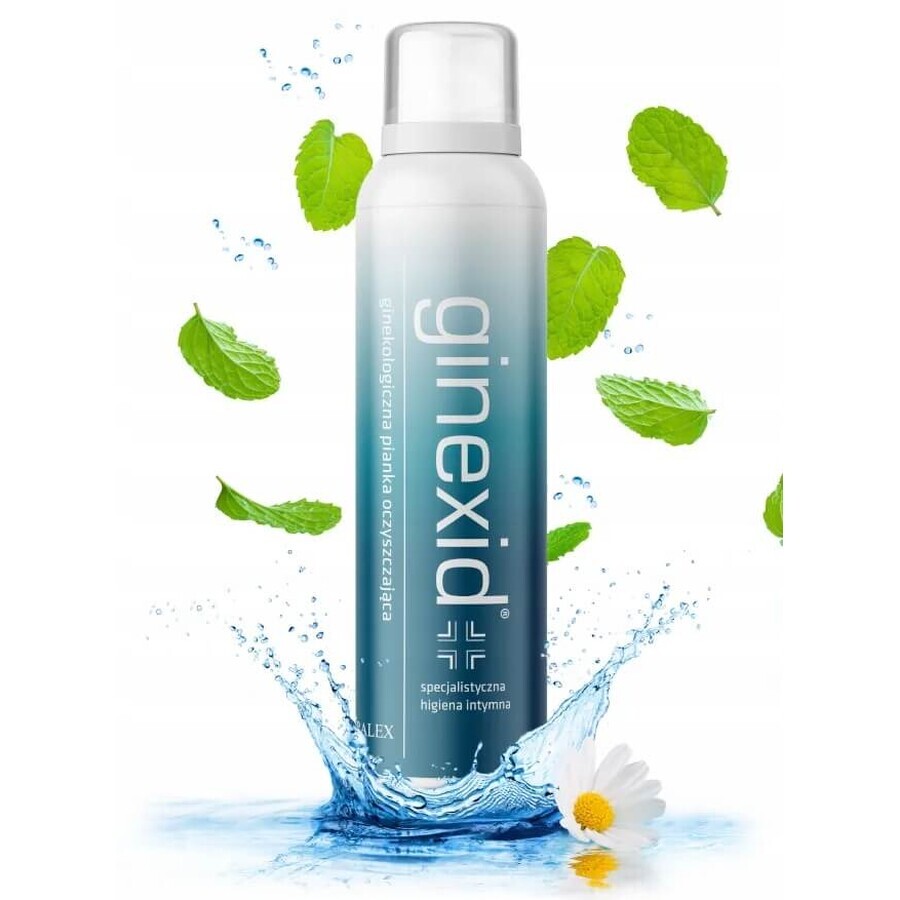 Ginexid, gynaecologisch reinigingsschuim voor intieme hygiëne, 150 ml