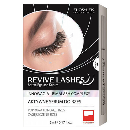 Siero per la stimolazione della crescita delle ciglia Flos-Lek Revive Lashes 5ml