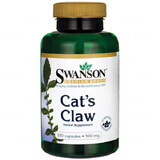 Swanson Cat&#39;s Claw 500 mg, 100 capsules