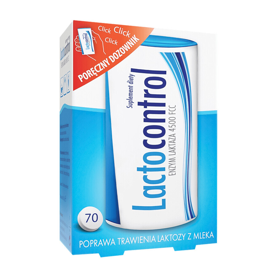 Lactocontrol, 70 film-coated tablets