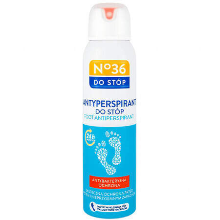 No36, anti-transpirant voor de voeten, antibacteriële bescherming, 150 ml