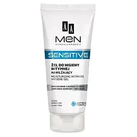 AA Men Sensitive, hydraterende intieme hygiënegel, 200 ml
