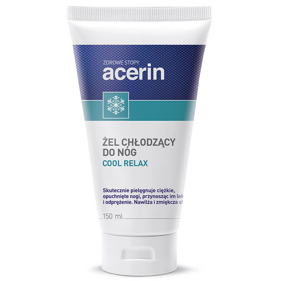 Acerin Cool Relax, gel rafraîchissant pour jambes gonflées et fatiguées, 150 ml