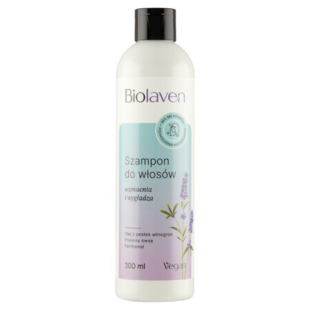 Biolaven Bio, shampoing cheveux, renforce et lisse, 300 ml