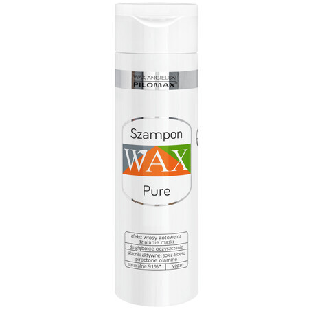 WAX Pilomax Pure, Șampon de curățare profundă, 200 ml