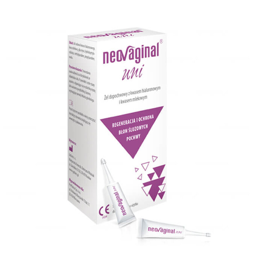 NeoVaginal Uni, vaginale gel met hyaluronzuur en melkzuur, 5 ml x 5 applicators