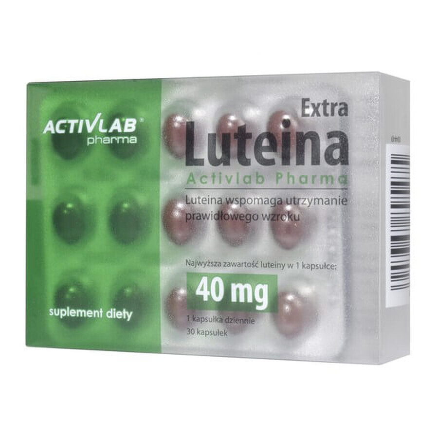 Activlab Pharma Luteína Extra, 30 cápsulas