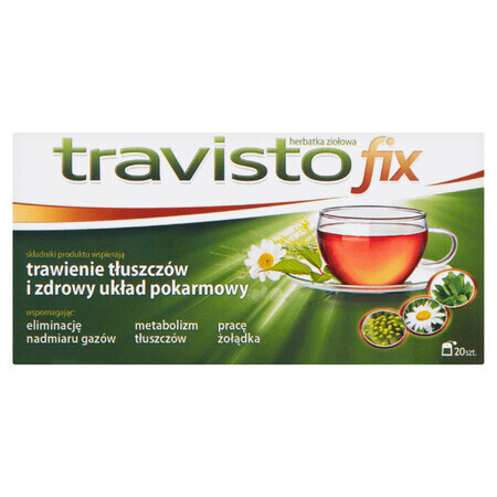 Travisto Fix, kruidenthee, 1,5 gx 20 zakjes