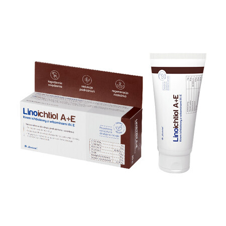 Linoichtiol A+E, crema ittica con vitamine A ed E, per il viso, 50 g