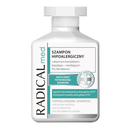 Radical Med, hypoallergene shampoo, 300 ml BESCHADIGDE VERPAKKING