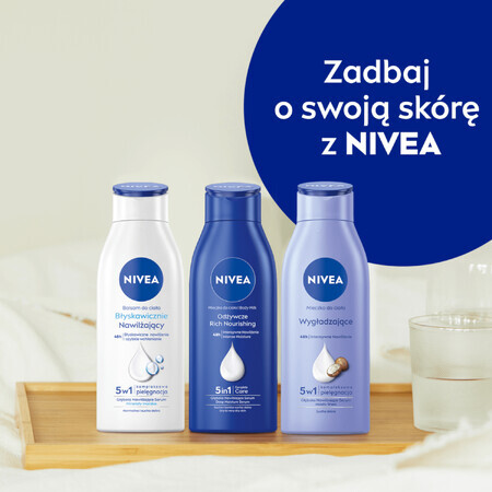 Nivea, lapte de corp, hrănitor, piele uscată și foarte uscată, 400 ml