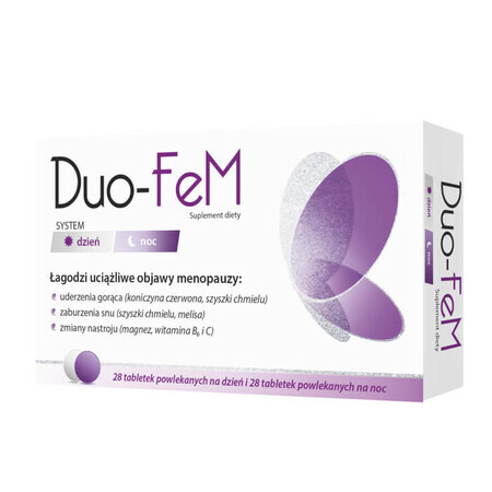 Duo-FeM, 28 days film-coated tablets + 28 nights film-coated tablets