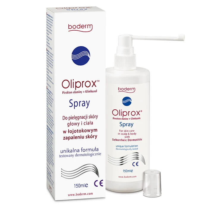 Oliprox Spray tegen seborroïsche dermatitis, 150 ml