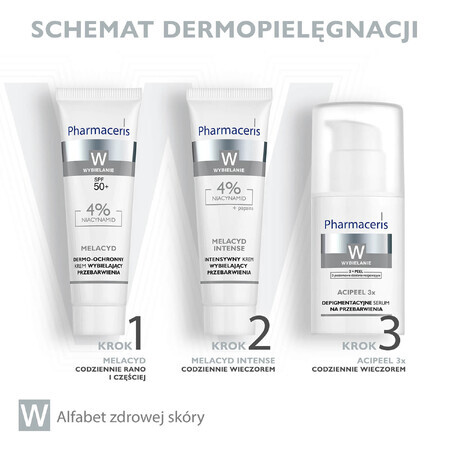 Pharmaceris W Melacyd, dermo-beschermende dagcrème whitening verkleuringen, SPF 50+, 30 ml