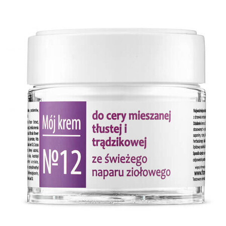 Fitomed My Cream No. 12, matterend voor de vette en acne-gevoelige huid, 55 g