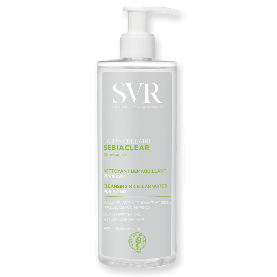 SVR Sebiaclear Eau Micellaire, micellaire vloeistof, 400 ml