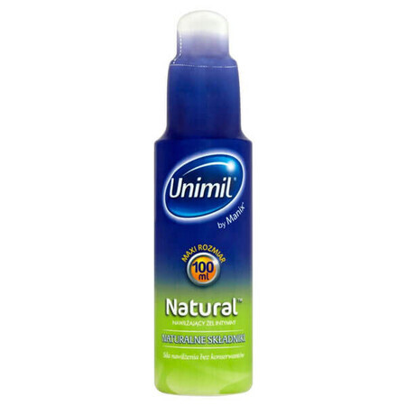 Unimil Natural, moisturizing intimate gel, 100 ml