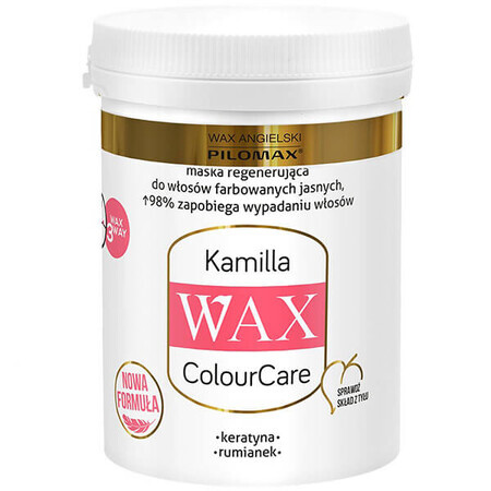 WAX Pilomax ColourCare Kamilla, regenererend masker voor gekleurd en licht haar, 240 ml